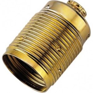 Portalampada E27 Filettato Ottone